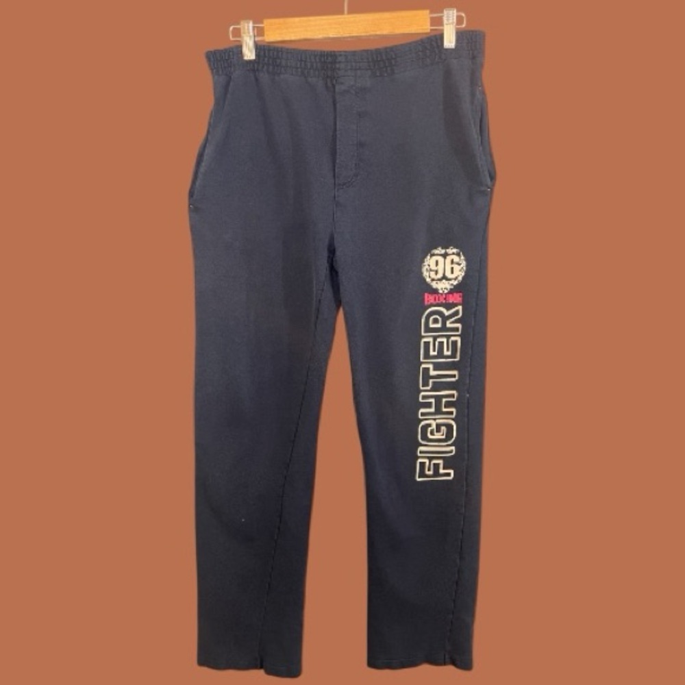 Leo & Lily Boys Blue Graphic Print Sweatpants Size 14